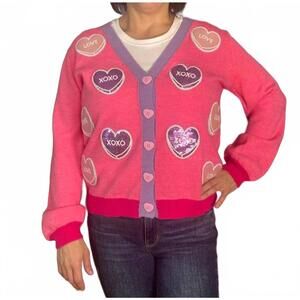 NEW SOUTHERN GRACE speak my language cardigan in pink